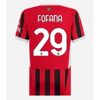 Camiseta AC Milan Youssouf Fofana #29 Primera Equipación para mujer 2024-25 manga corta